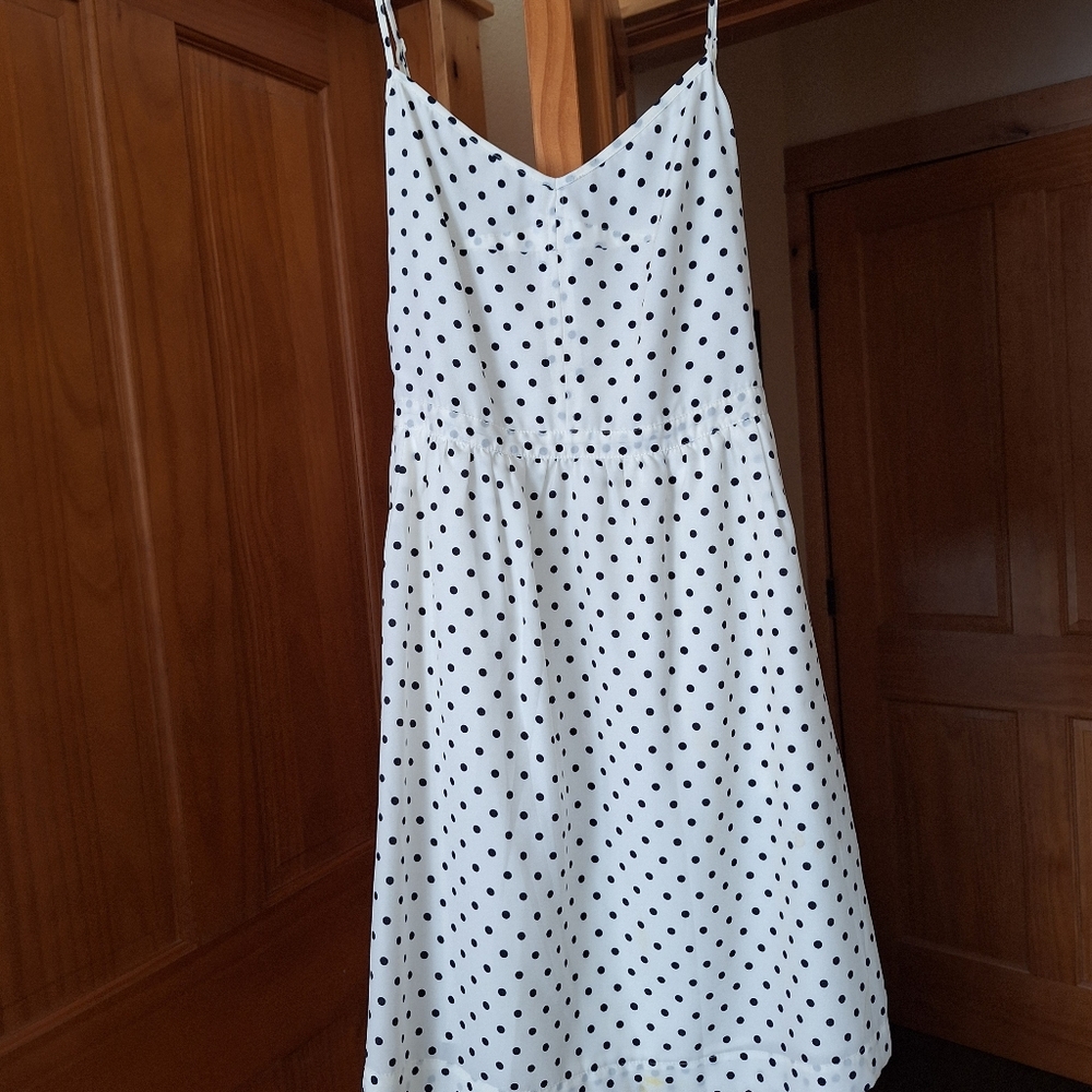 White Polka Dot Dress
